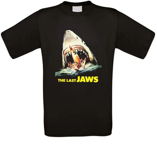 Last Jaws Last Shark The White Killer L'ultimo Squoalo Horror Cult T-Shirt NEW