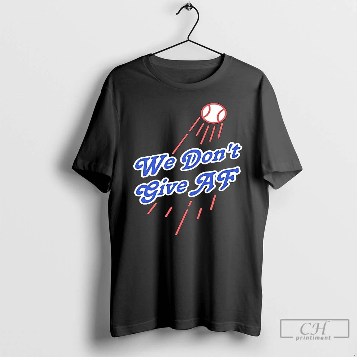 Classic We Dont Give Af Los Angeles Dodgers Parody Logo T Shirts