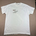 Vintage F-40 Warhawk Shirt Men's L White WWII Fighter Plane 90's Air Force Tee