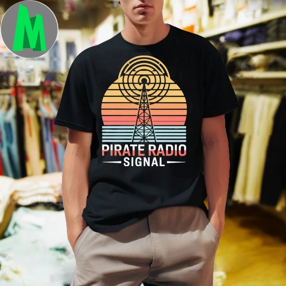 Original Pirate Radio Signal T-Shirt