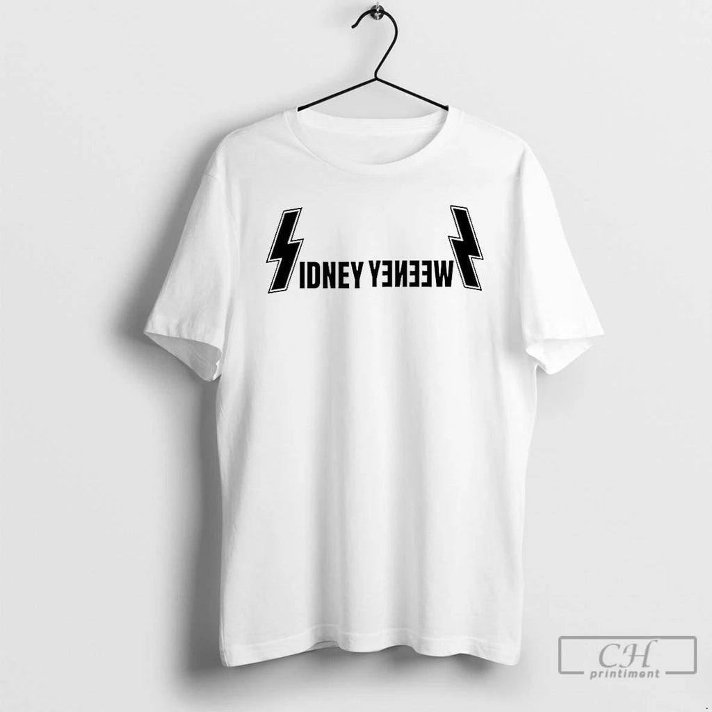 Premium Sydney Sweeney Lighting Logo T Shirts