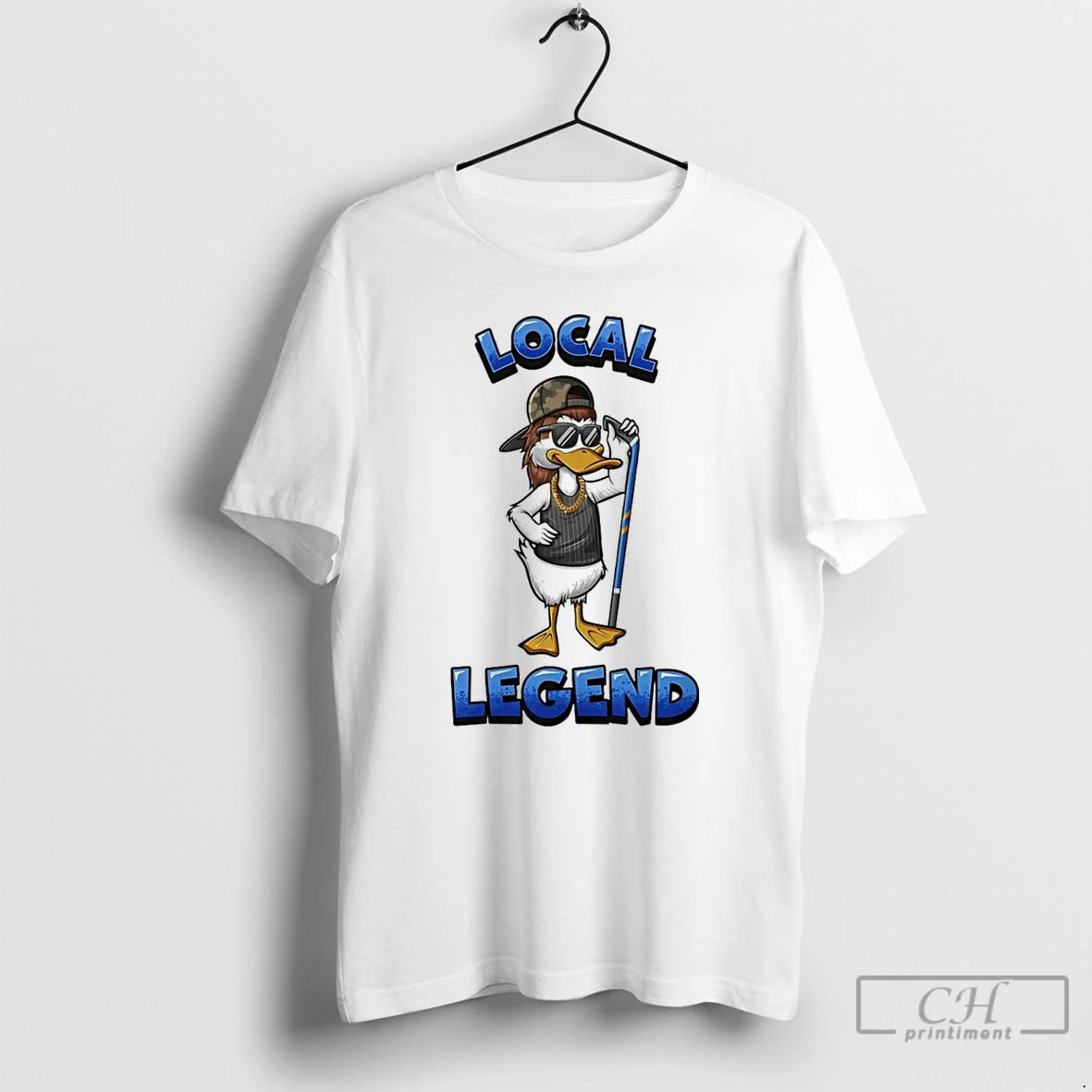 Classic Duck Hockey Local Legend Mascot T Shirts