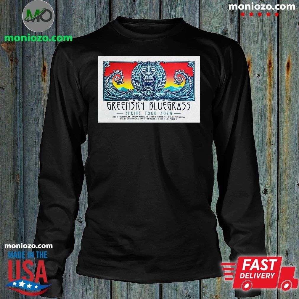 Greensky Bluegrass Spring Tour 26 Poster Shirt