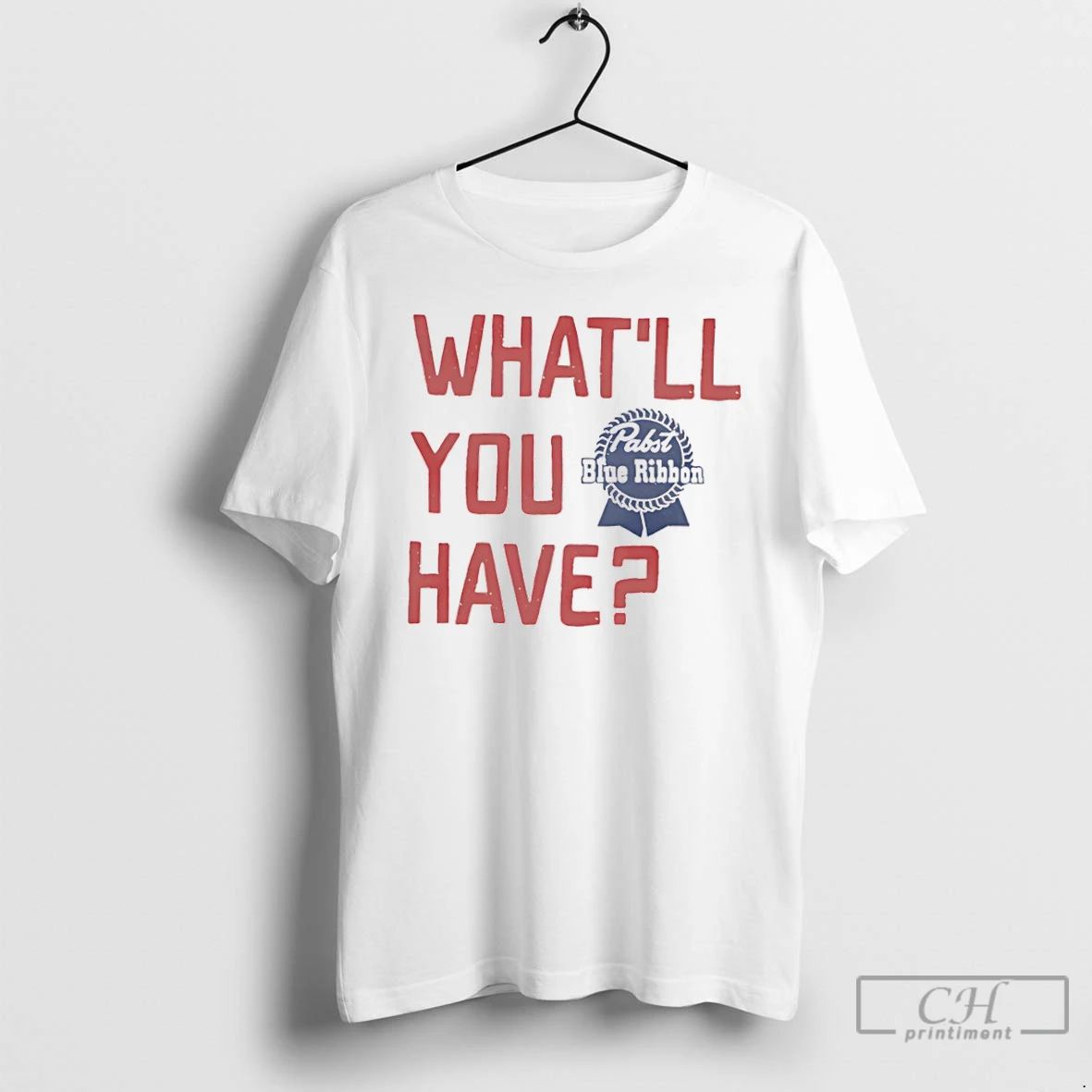 Classic Pabst Blue Ribbon Whatll You Have T Shirts