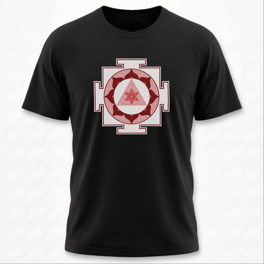 Ganesha Yantra Sacred Geometry T-Shirt | Hindu Spiritual Symbol Tee | Yantra
