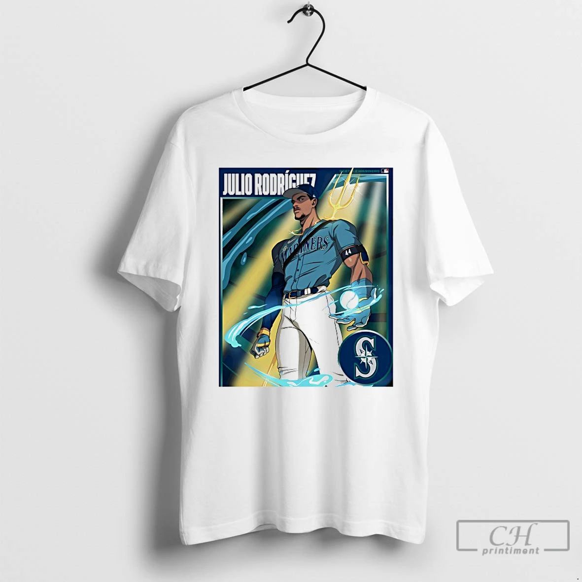 Classic Julio Rodriguez Monsters Come Alive In The Postseason Cartoon T Shirts