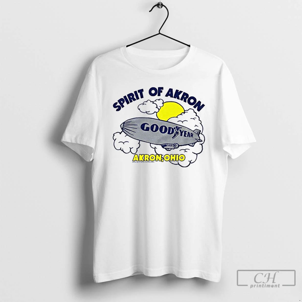 Premium Goodyear Spirit Of Akron Ohio Blimp T Shirts