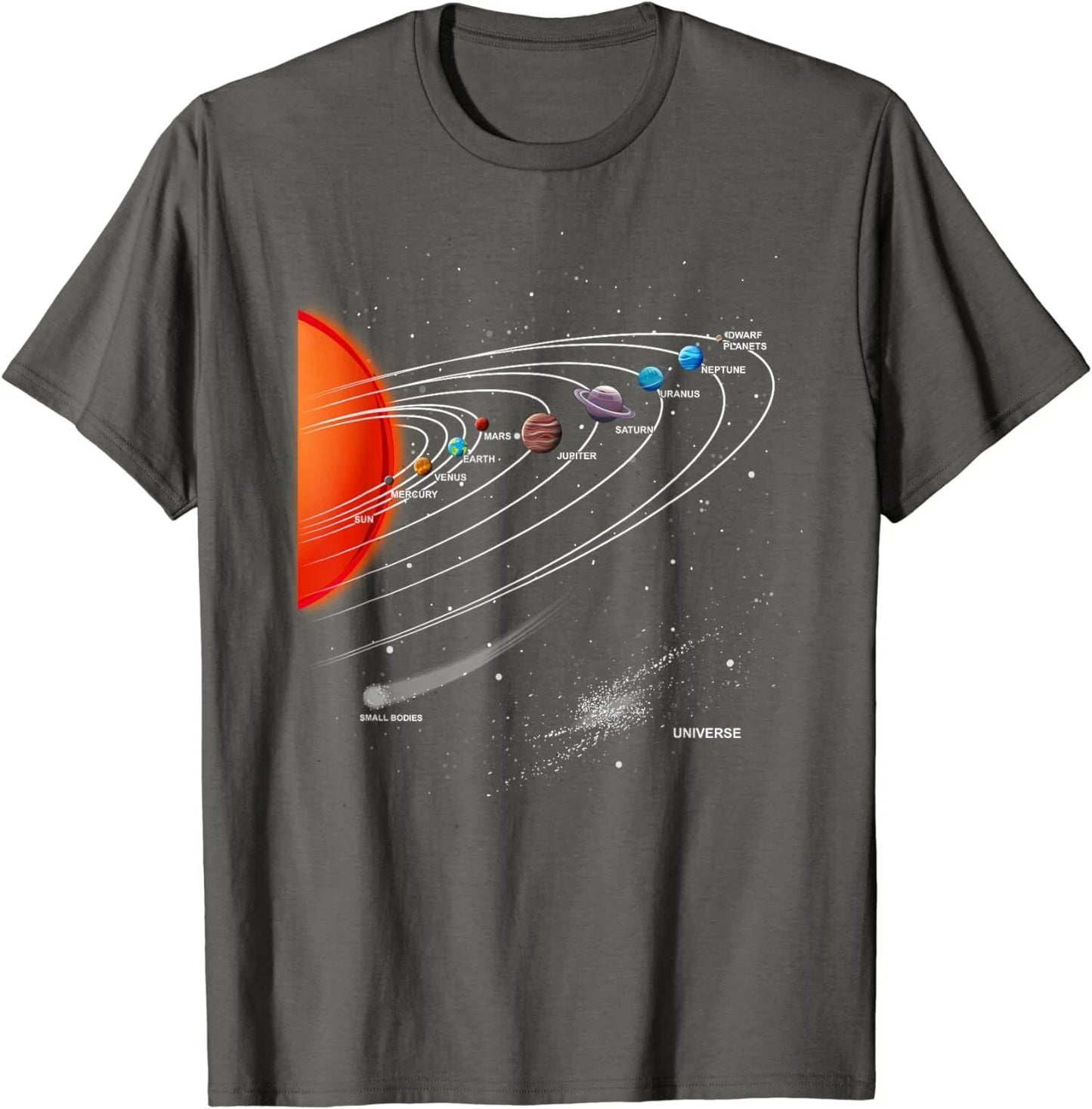 Solar System Planets Out of Space Astronomy Unisex T-Shirt
