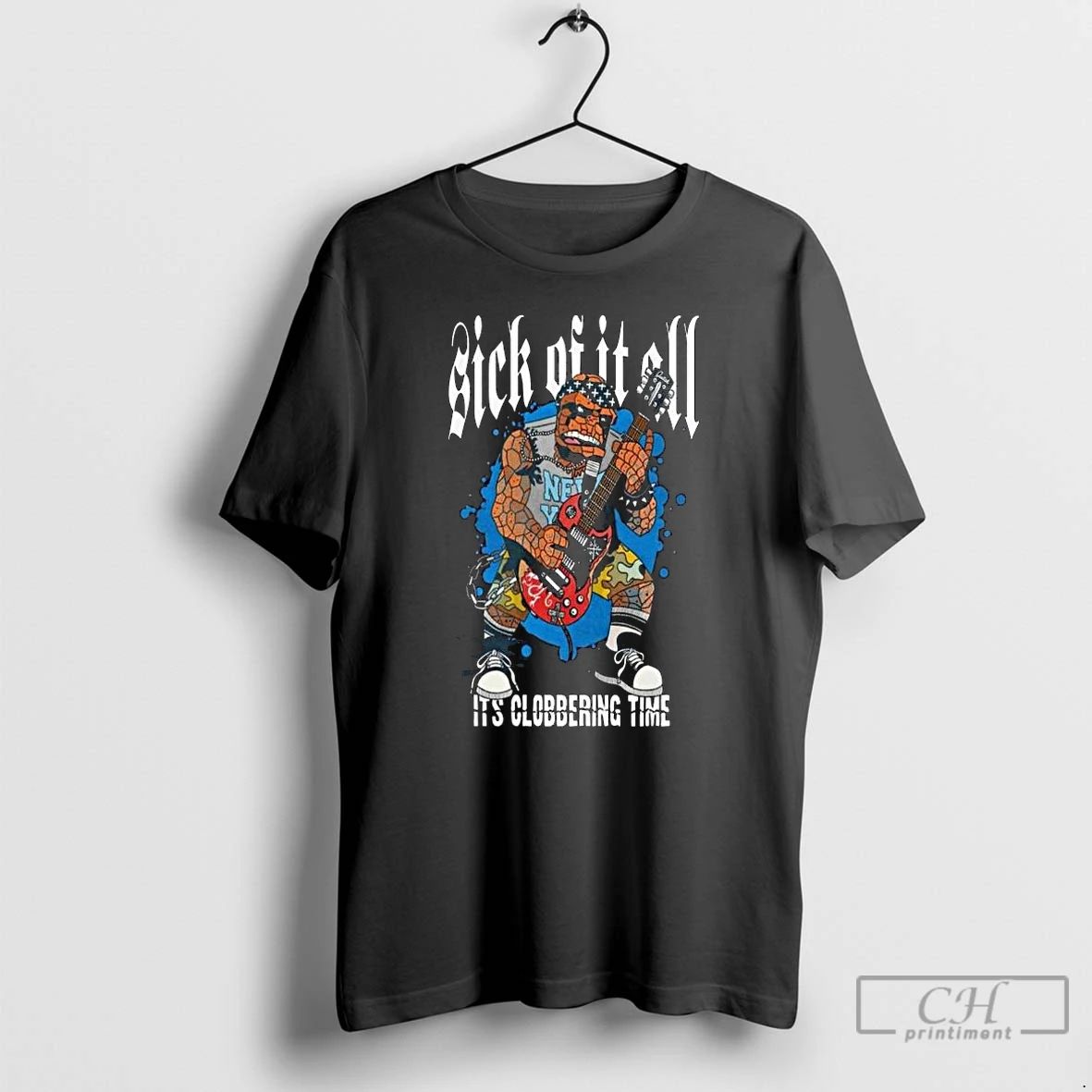 Premium Sick Of It All Its Clobbering Time Long Sleve T Shirts