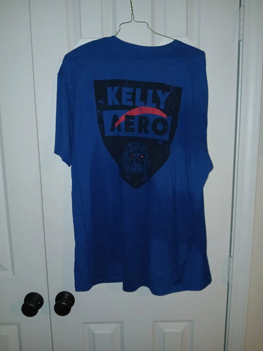 Kelly Aero Aviation Graphic T-Shirt Blue - Men's Size [Insert Size] -