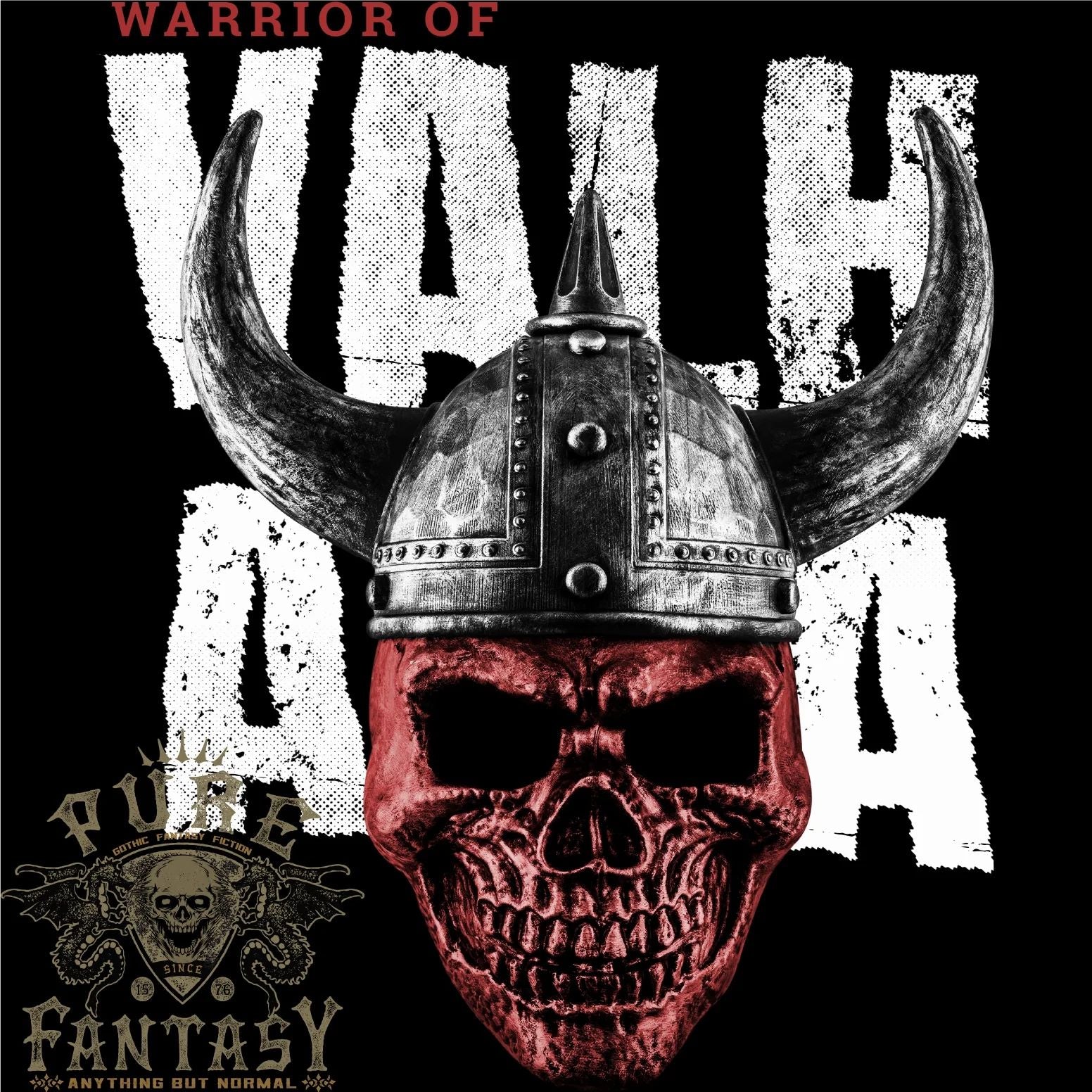 Viking Warrior Skull Valhalla Mens T-Shirt 100% Cotton
