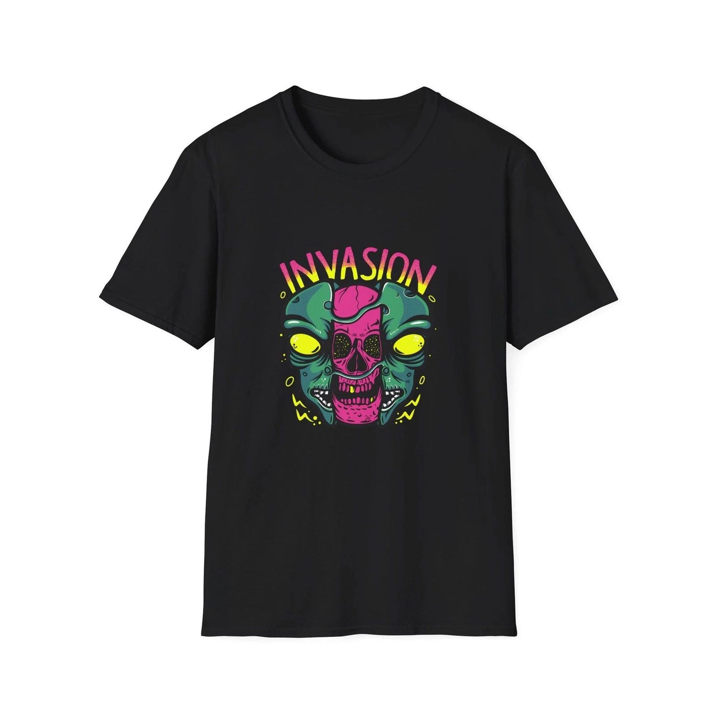 Alien Invasion Graphic T-Shirt, Unisex Tee, Casual Wear, Sci-Fi Humor, [...]