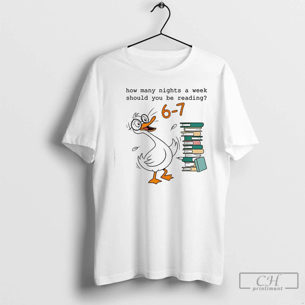 Premium Goose How Many Nights A Week Should You Be Reading 67 Meme Teacher
