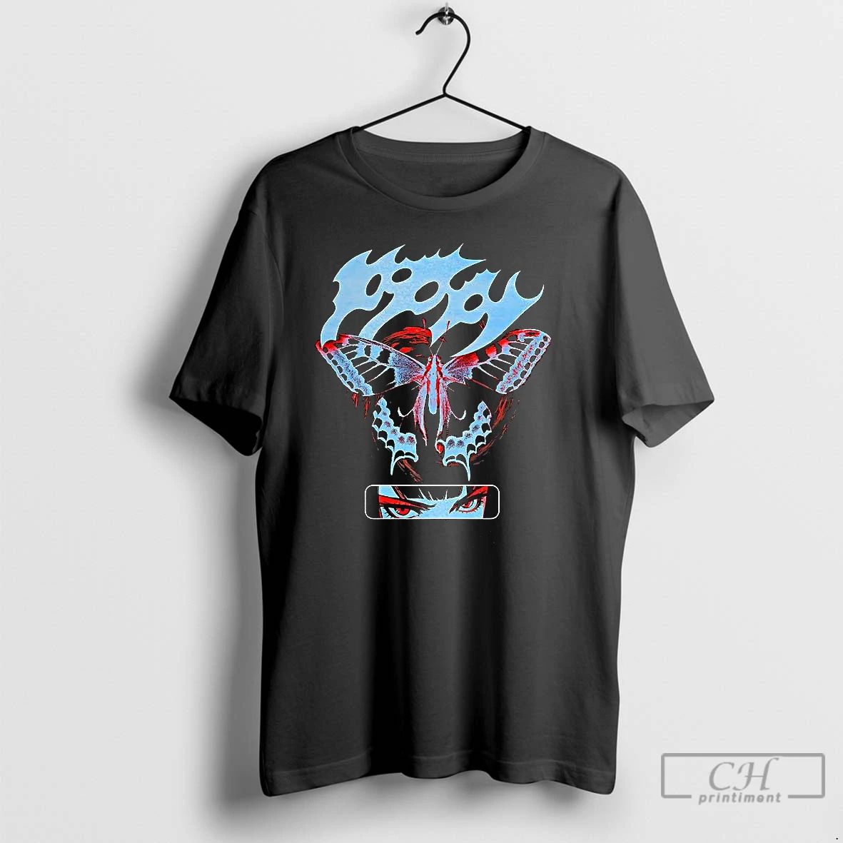 Classic Poppy Butterfly T Shirts