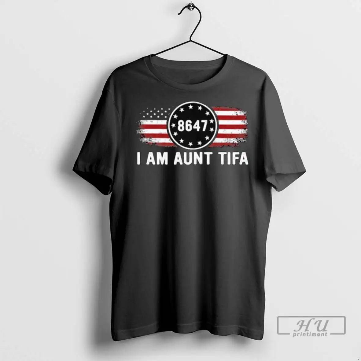 Officials Raised Fist I Am Aunt Tifa American Flag 8647 Long Sleve T Shirts