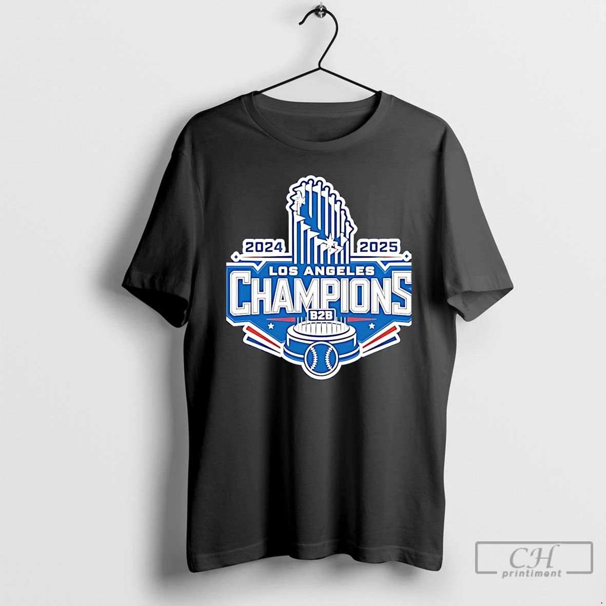 Classic La Dodgers 2024 2025 B2b World Series Champions Christmas T Shirts