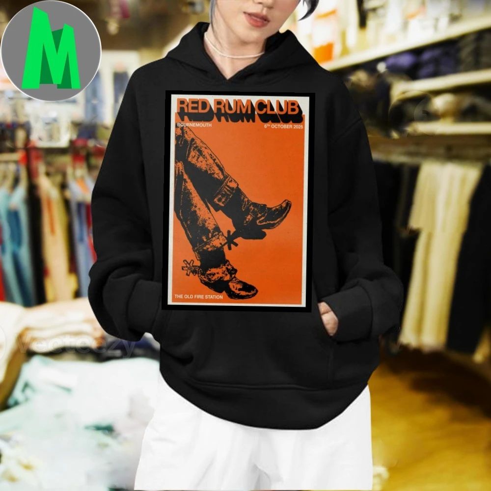Red Rum Club Oct 6, 2025 Old Fire Station, Bournemouth, UK Poster Shirt