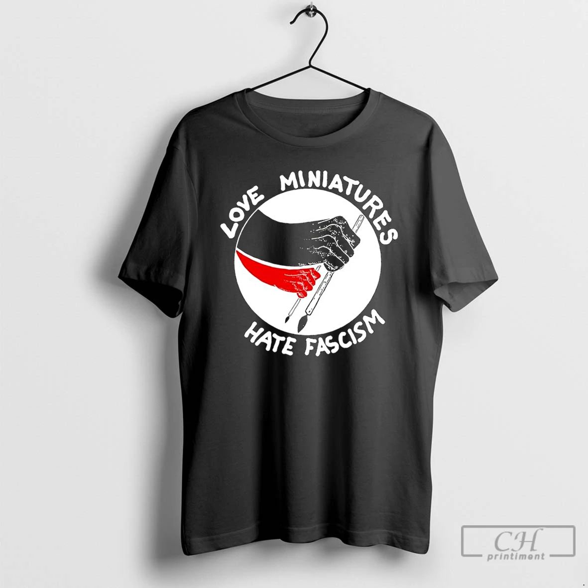 Classic Love Miniatures Hate Fascism T Shirts