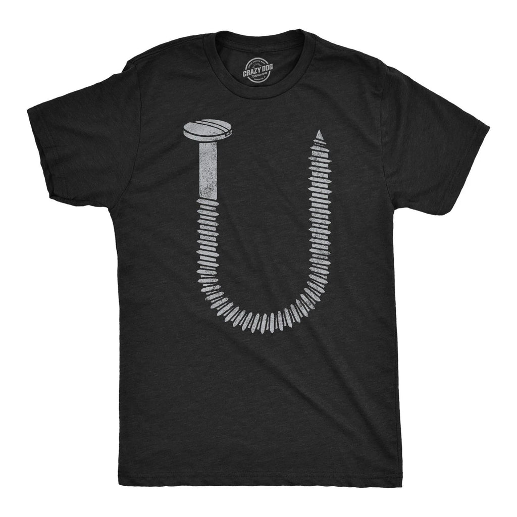 Mens Funny T Shirts Screw U Sarcastic Mechanic Graphic Novelty Tee for Men