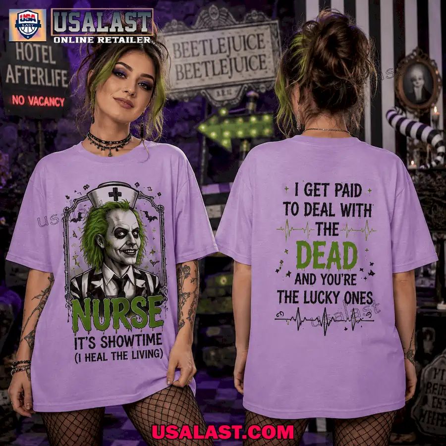 Beetlejuice Nurse Afterlife Night Shift 3D T-Shirt