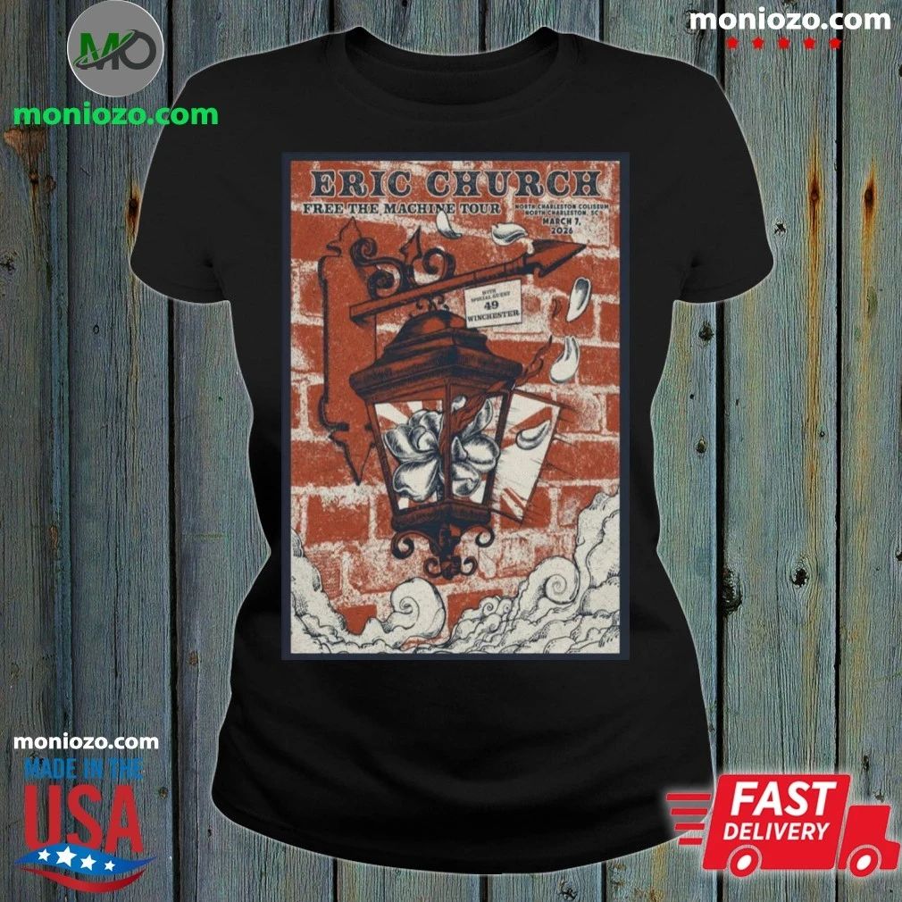 Mar 7 2026 Eric Church North Charleston Poster T-Shirt