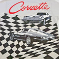 GM Official Corvette T-Shirt Men's Sz L Racing Flag American Muscle Tee