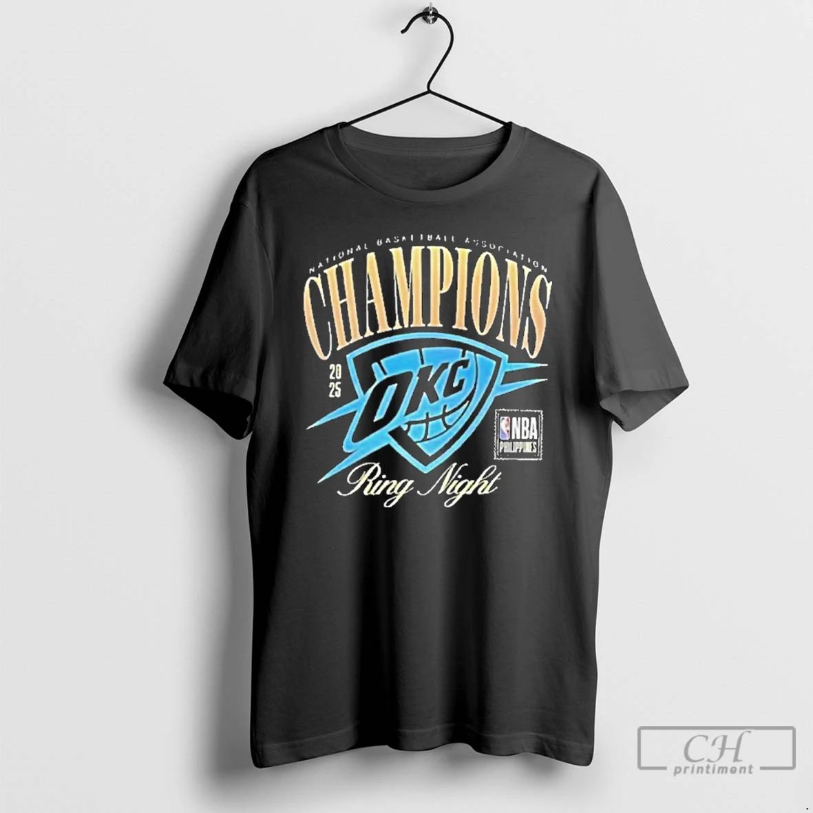 Classic Oklahoma City Thunder Nba Champisons 2025 Ring Night T Shirts