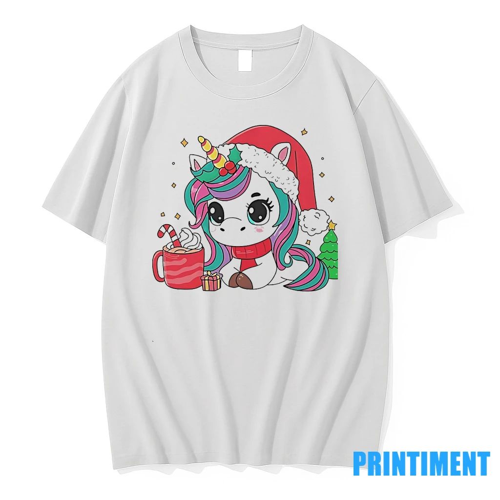 Cute Santa Unicorn Cocoa Christmas Tshirts Sweater