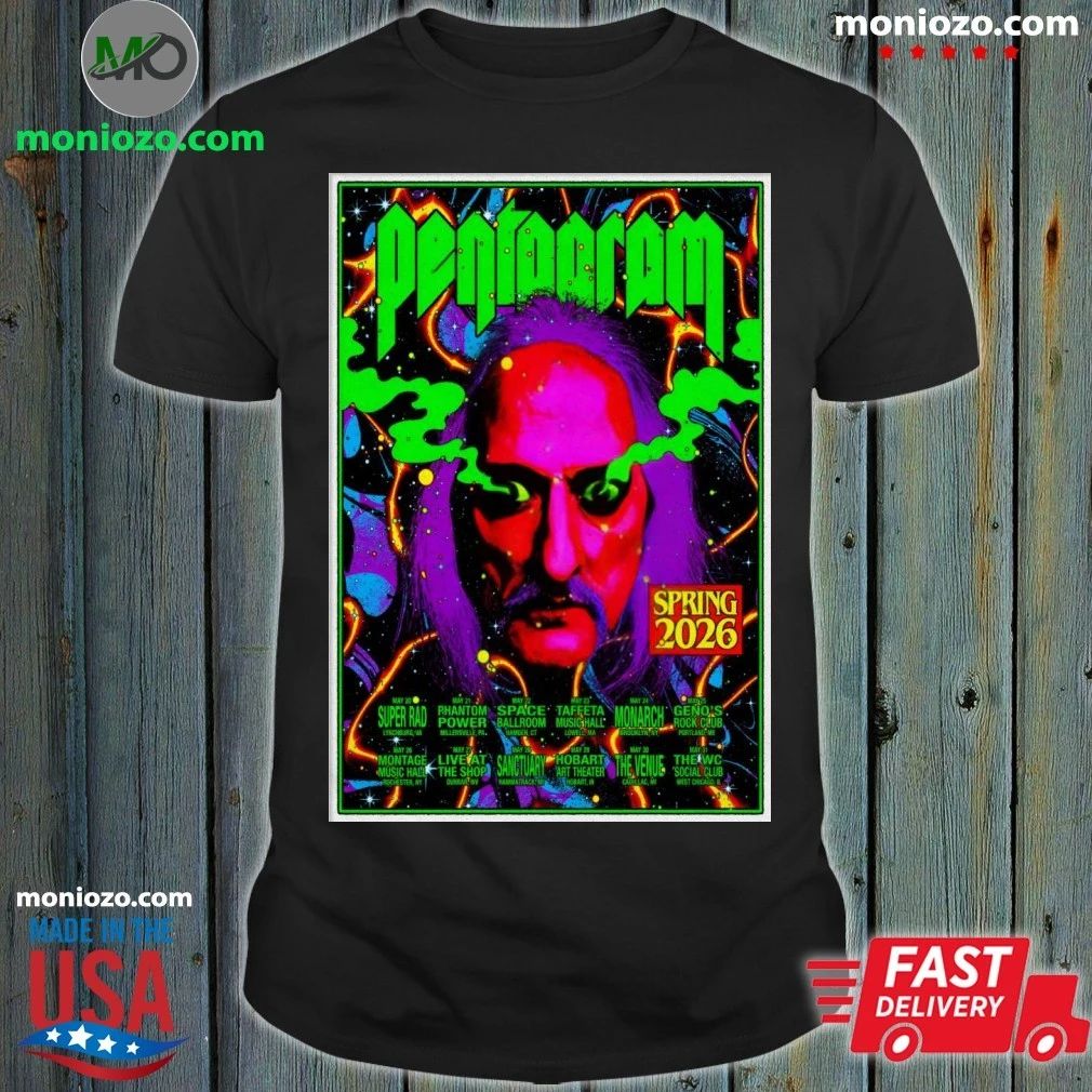 Original Pentagram Spring Tour 26 Poster Shirt