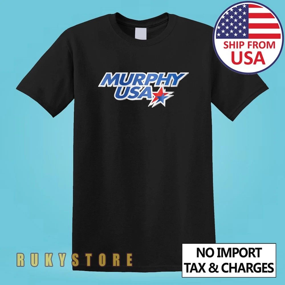 Murphy USA Gasoline Gas Station Car Motorcycle Men's Black Size S-5XL
