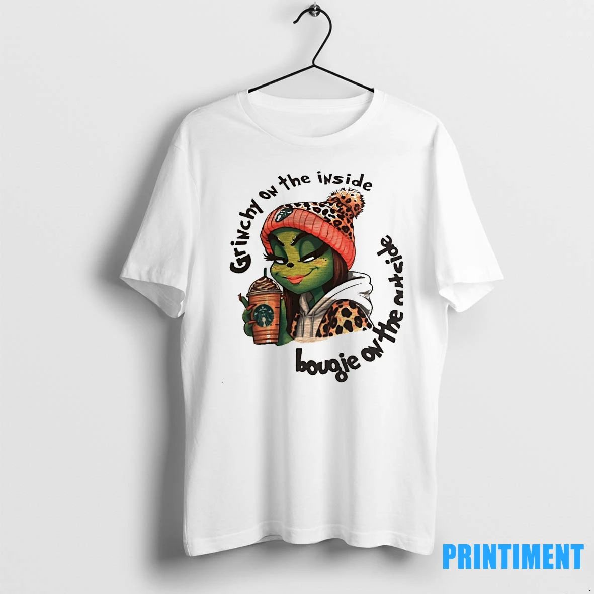 Grinchy On The Inside Bougie On The Outside Tshirts Sweater