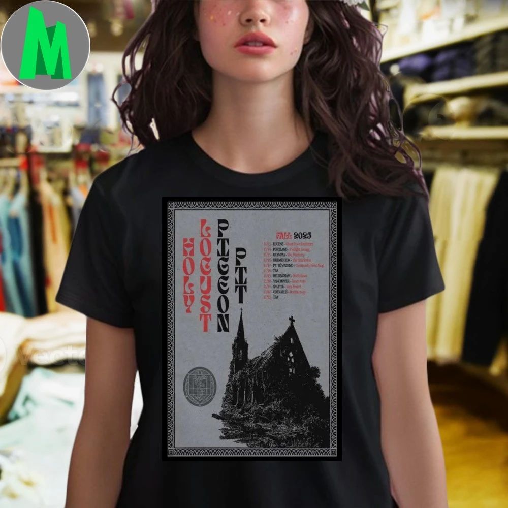 Holy Locust & Pigeon Pit Fall Tour 2025 Poster Shirt