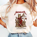 Meowllica And Meowstice For All Cat Shirt Funny Metal Parody Music Fan Gift