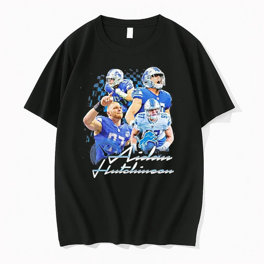 Aidan Hutchinson Detroit Lions Notorious Vintage Tshirts Sweater