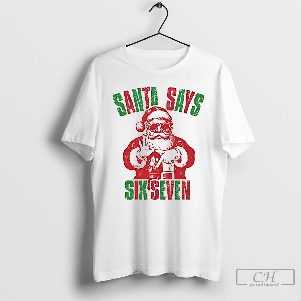 Classic Santa Claus Six Seven Christmas 2025 T Shirts