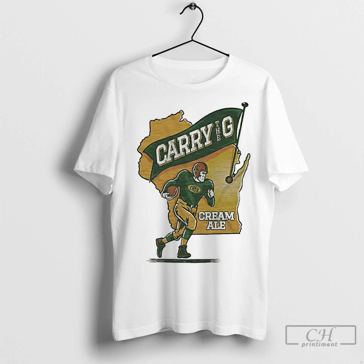 Premium Carry The G 2025 Cream Ale Gathering Place Brewing Company Green Bay Packers Fans