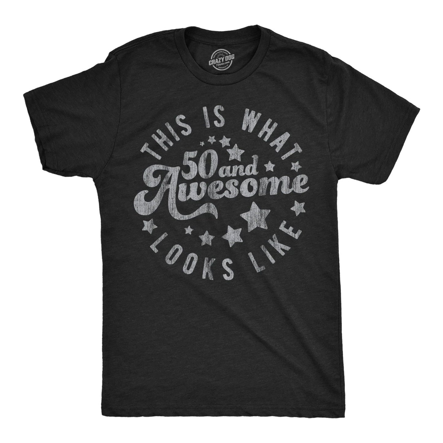 Mens Funny T Shirts This Is What 50 and Awesome Looks Like Sarcastic Birthday