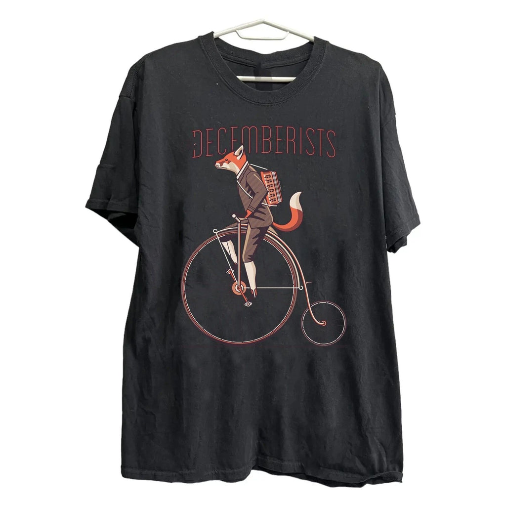 Vintage The Decemberists Band Cotton Black Shirt Unisex Concert S to 5XL CM184