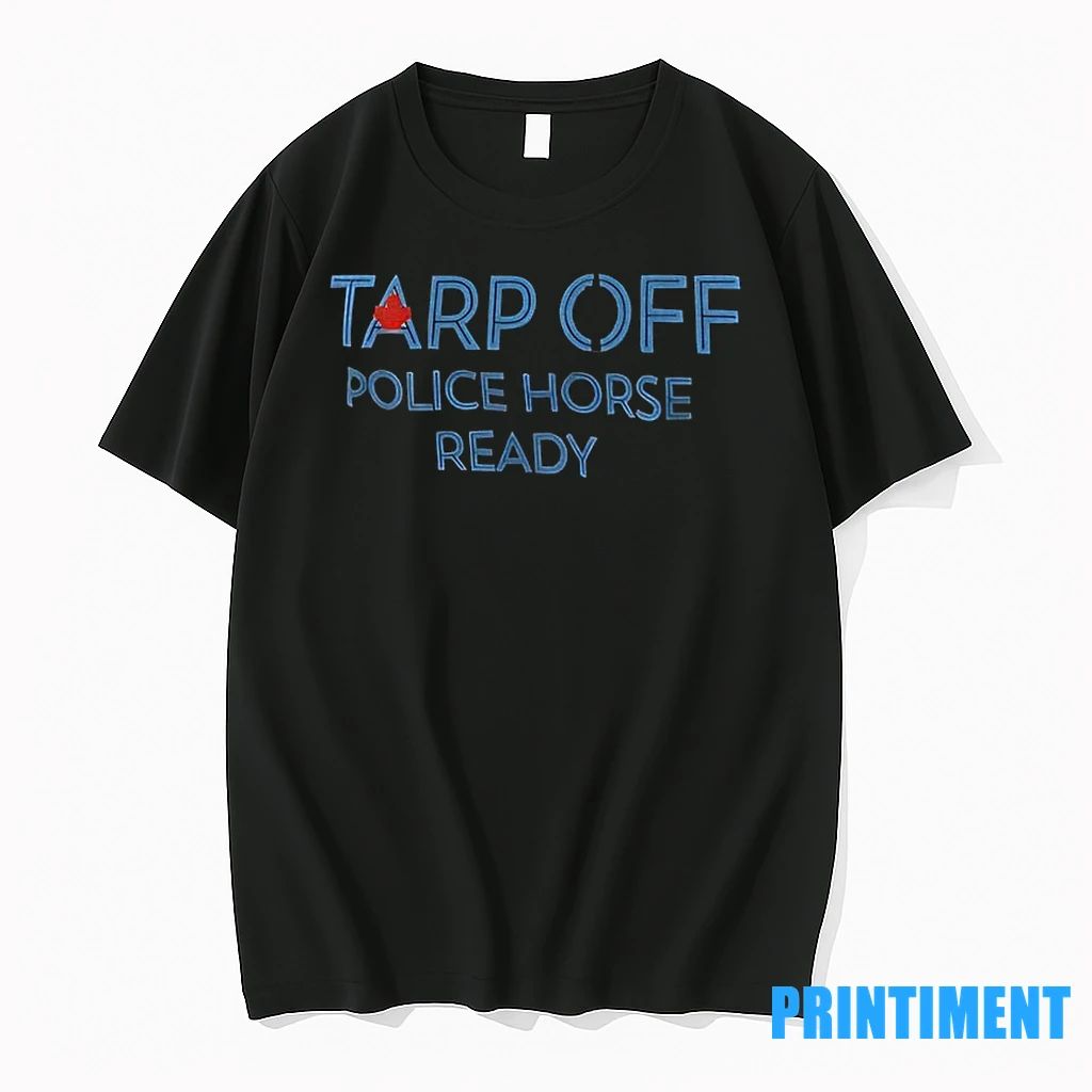George Springer Tarp Off Police Horse Ready Blue Jays Tshirts Sweater