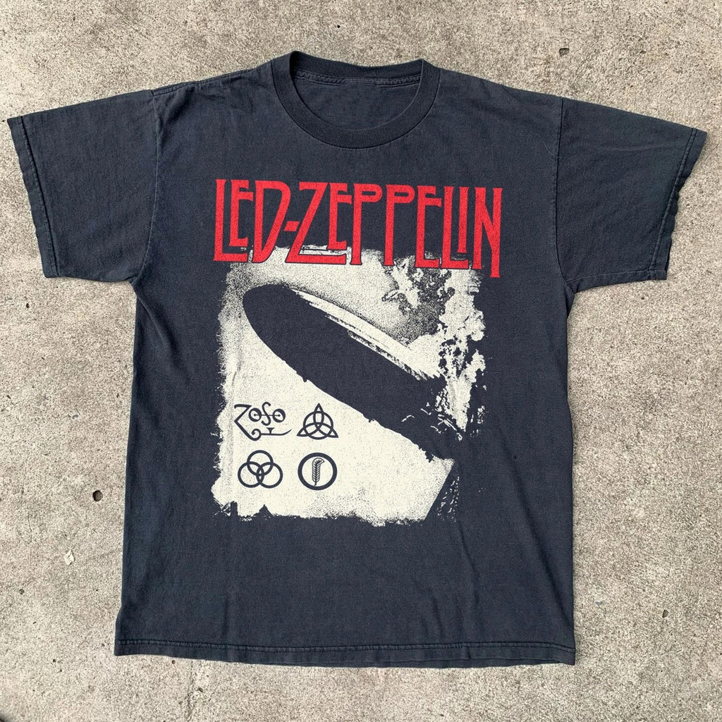 Led Zeppelin Album Rock Band 1969, Unisex Black T-shirt, Sizes S-5XL