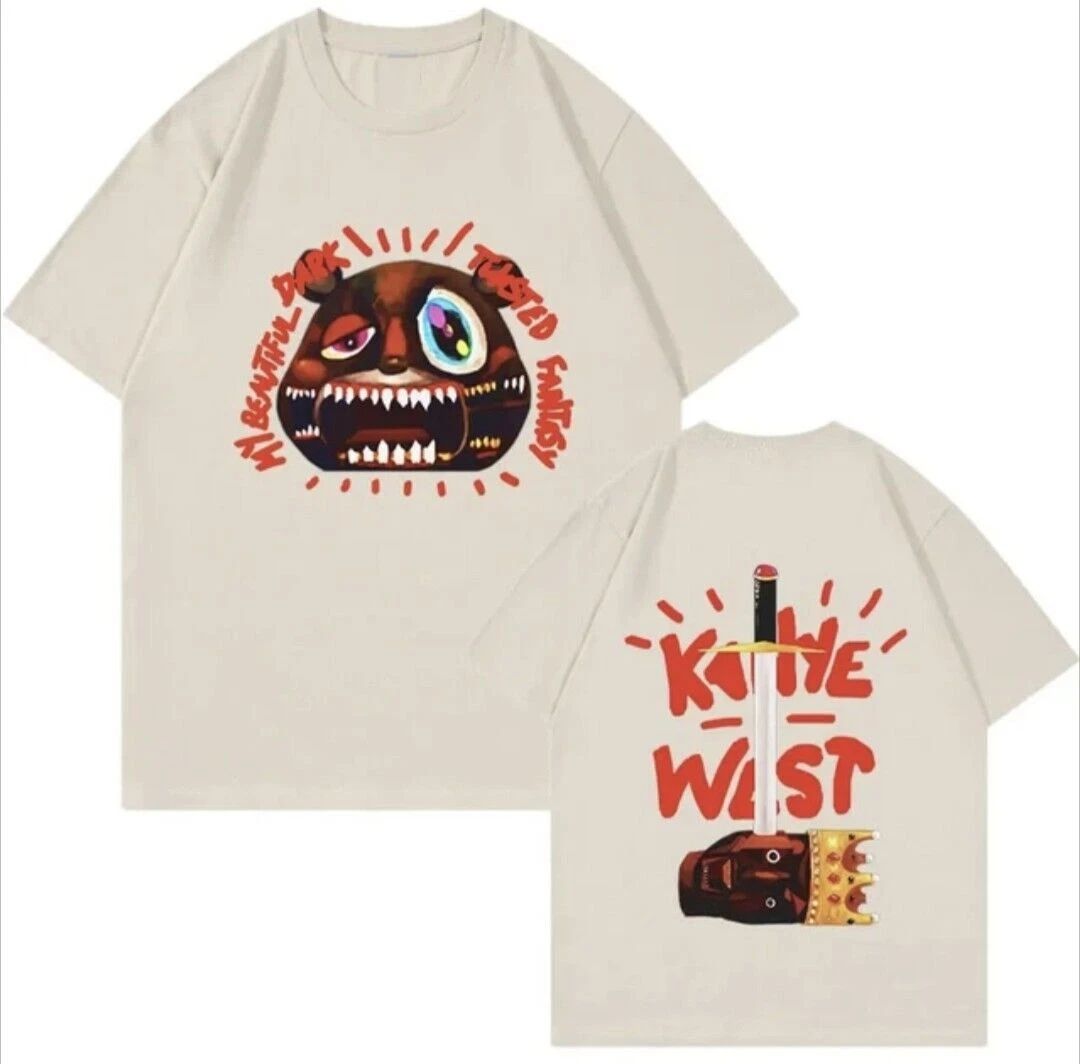 Kanye West My Beautiful Dark Twisted Fantasy T SHIRT FULL SIZE S-5XL SO664