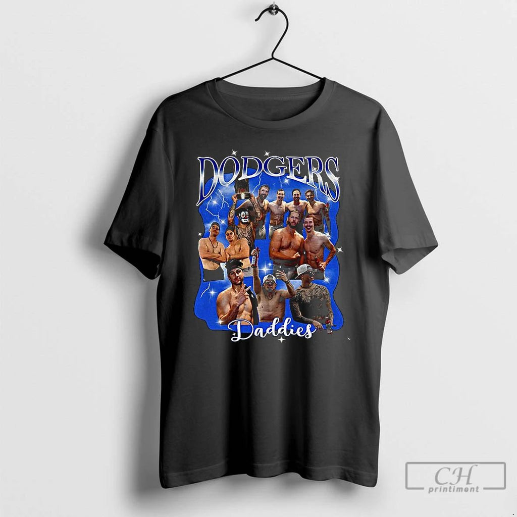 Premium Dodgers Daddies 2025 World Series Los Angeles Dodgers Mlb Champions Graphic T Shirts