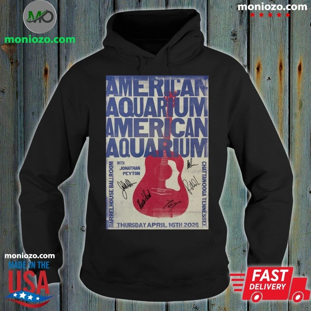Original BJ Barham of American Aquarium Barrelhouse Ballroom Chattanooga, TN April 16 2026 Poster Shirt