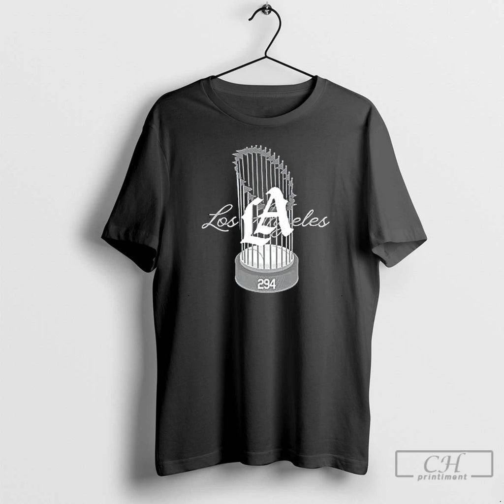 Premium Los Angeles Dodgers World Champs Trophy Royal T Shirts