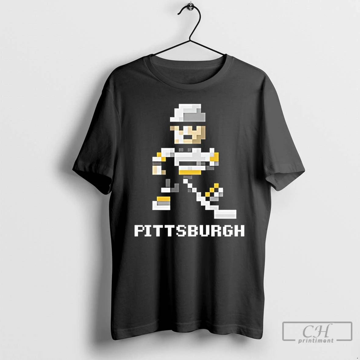 Classic Pittsburgh Penguins Hockey 8 Bit Retro Baller T Shirts