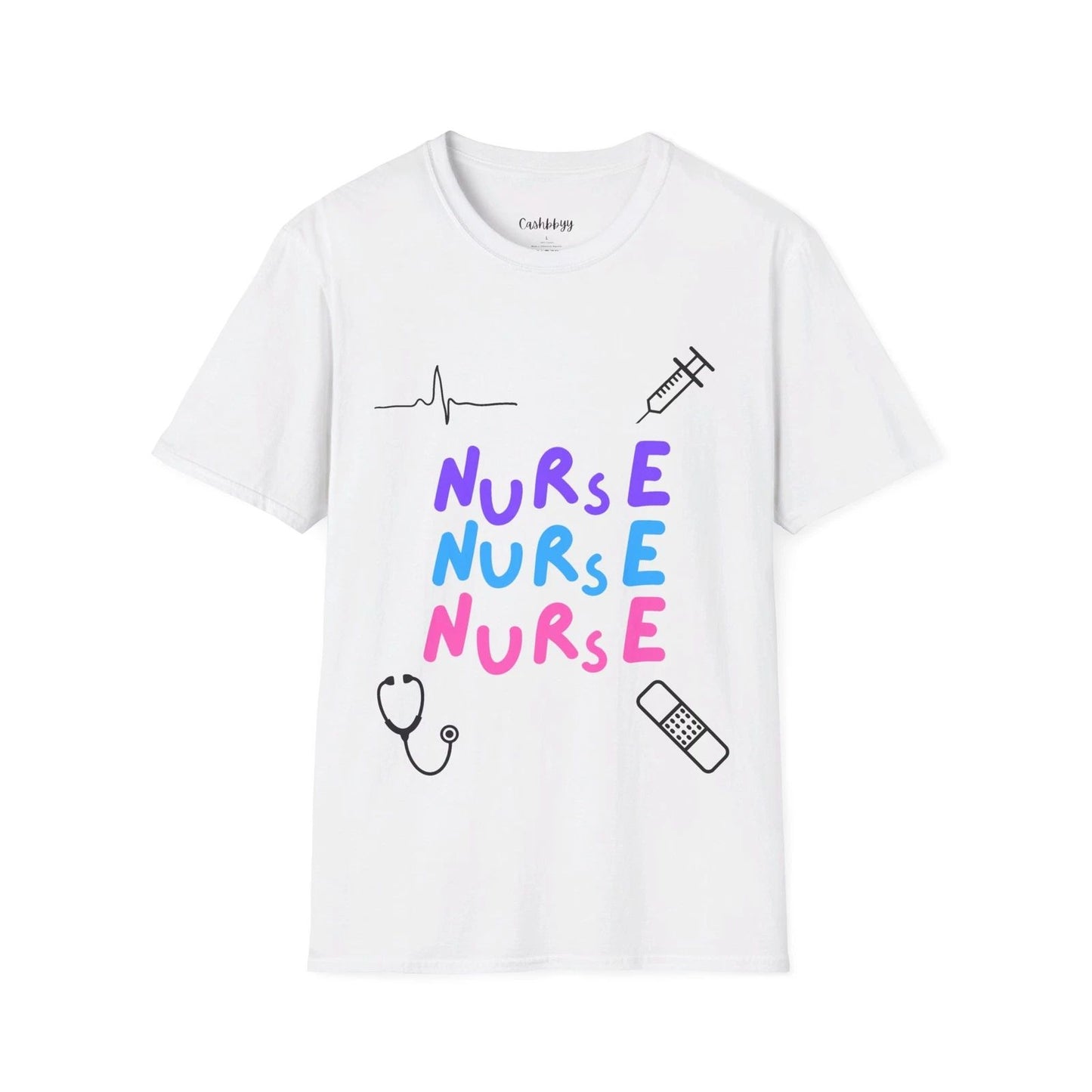 Stylish Healthcare Nurse Graphic Tee - Trendy Shirt for Medical Professionals