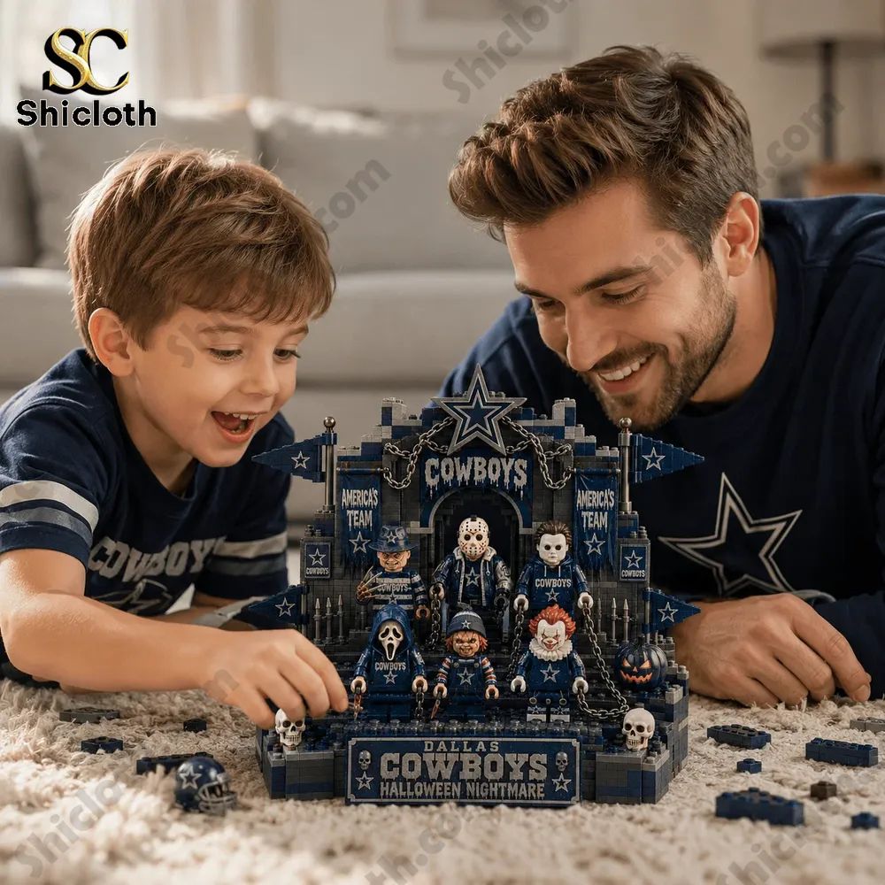 Dallas Cowboys Halloween Nightmare Building Brick Set
