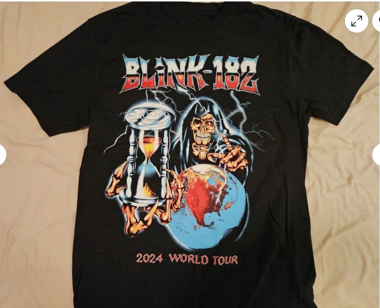 Blink 182 2024 World Tour Two Sides Unisex T-Shirt, Gift For Fans
