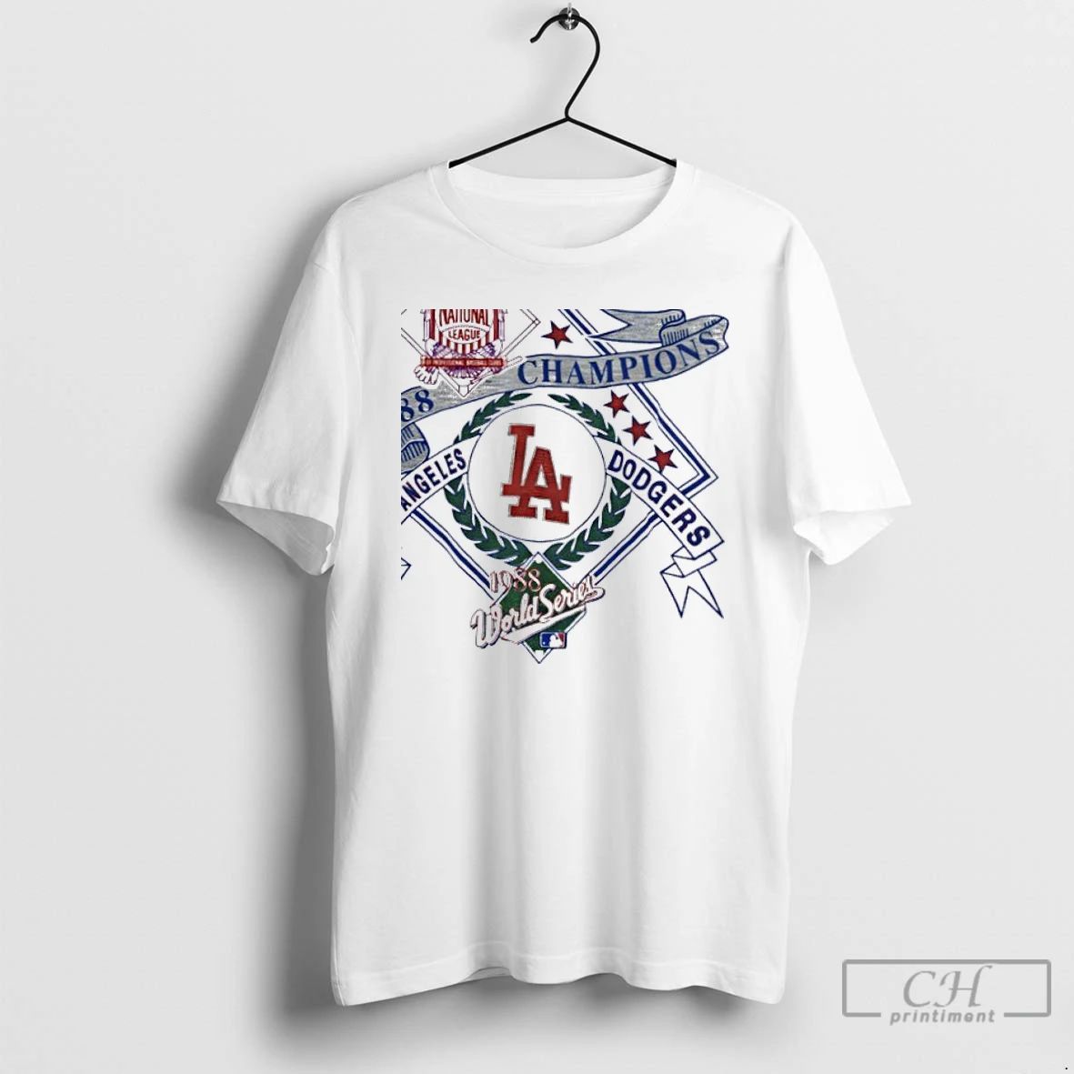 Classic Los Angeles Dodgers 1991 World Series Champions T Shirts