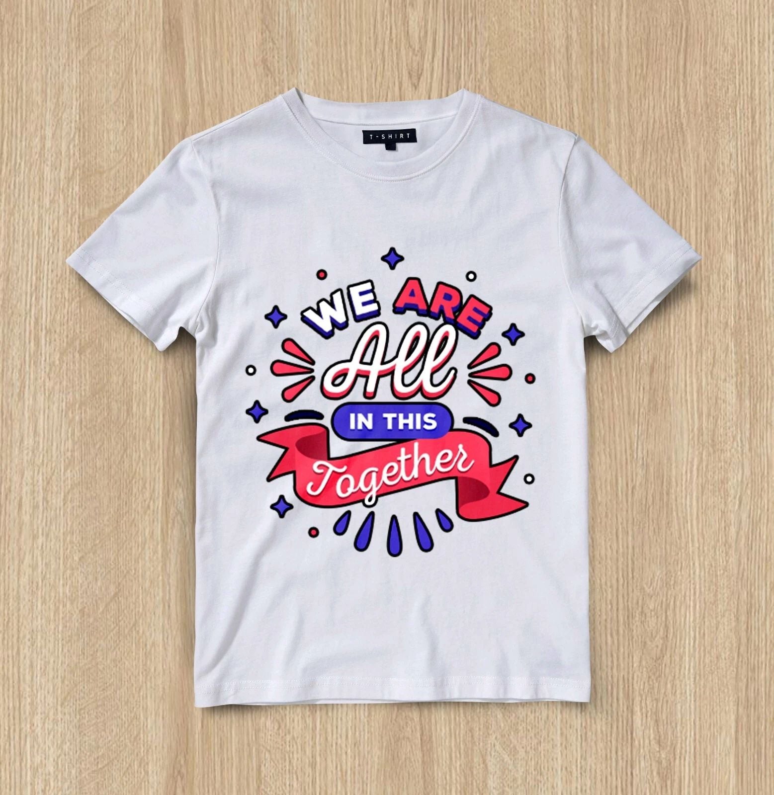 Custom Unity & Strength Graphic T-shirt Design Unisex Jersey Short Sleeve Tee